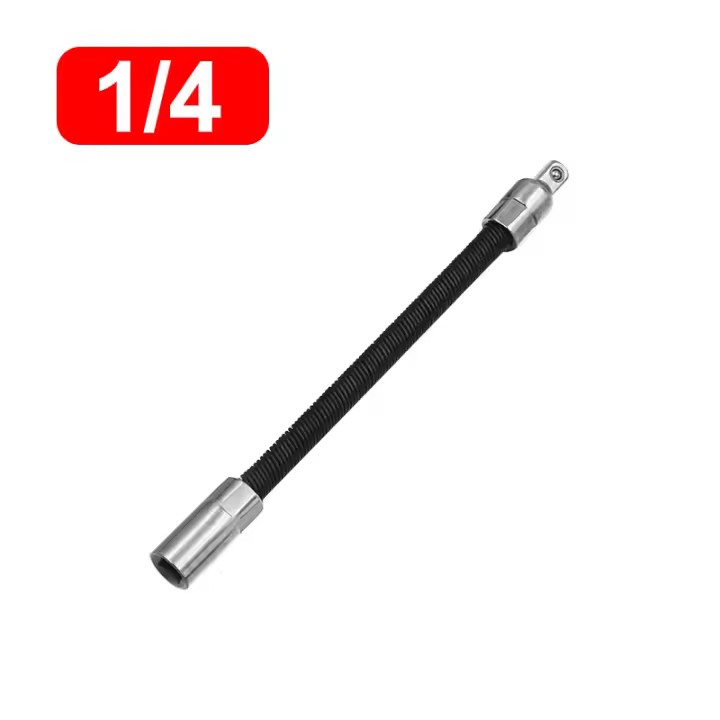 Adaptador Elástico Para Llave Eléctrica Universal Con Mango De Compensación Rápida Extensión De Mano En Rojo Y Negro - 1