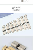 Cilindro De Cerradura De Reemplazo Para Puertas Internas De Hogar Antirrobo Aleación De Zinc Aleación De Cobre 60mm 70mm 80mm Con Llaves - details 2