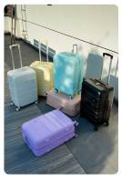 Set 3pcs Maletas Rígidas Expandible de Viaje, Cabina Juego Resistente Color Puro con Ruedas de 360º Extraíbles, Trolley Equipaje Light 20+24+28in, Pack Maleta de Moda Estructura Ligera Asa Telescópica - details 5