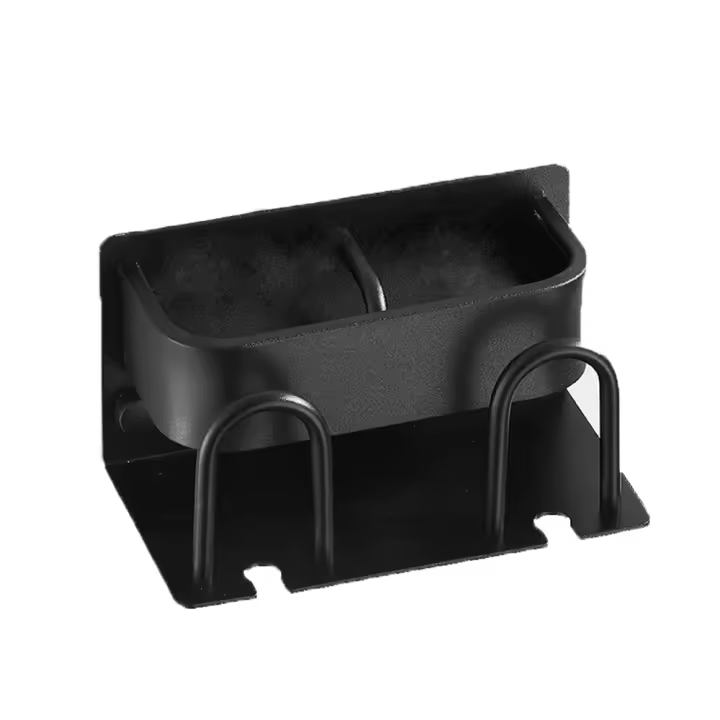 Portacepillos de dientes para baño, portacepillos de Dientes de almacenamiento sin Perforaciones de Aluminio Espacial - 1