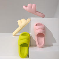 Chinelos De Verano Para Hombres Con Cordones Y Estampado Rayado Suaves Para El Baño Y La Playa Material EVA Talla True Fit - details 4