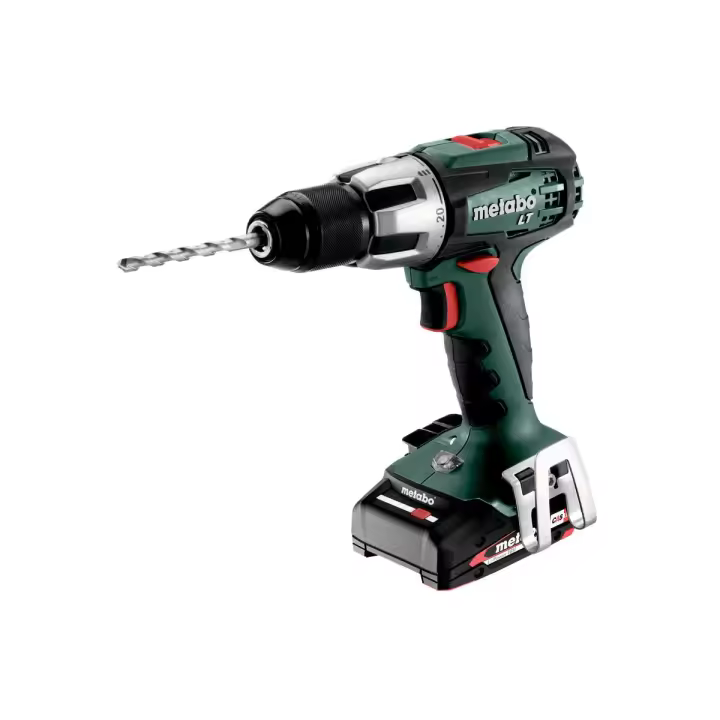 Taladro atornillador de percusión de batería SB 18 LT Compact -Metabo (con 2 baterías + cargador + maletín) - 1
