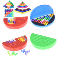 Juego De Rompecabezas 3D Clásico Pirámide Placa Perla Juguete Montessori Para Niños Desafío Inteligente Educativo Familiar - details 3