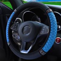 Cubierta De Volante De Coche Suave Con Trenzado Para 37-38 CM Antideslizante Con Anillo Interior Accesorio De Estilo Para Volante - details 24