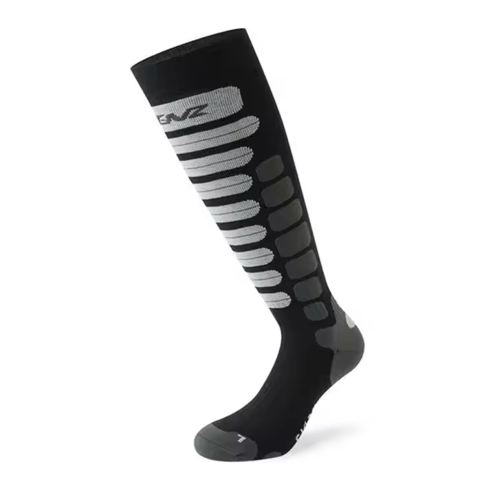 Ropa hombre Calcetines Lenz Calcetines Largos Skiing 2.0 Negro - 1