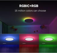 Lámpara de Techo LED Inteligente de 30W Control Remoto, Control de Voz, Luces Google Home - details 2