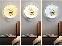 Lámpara De Pared Moderna Nórdica Para Decoración Creativa Y Personalizada Metal Luces De Lujo Para Dormitorio Sala De Estar Restaurante - details 0