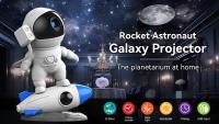 Proyector De Galaxia Con Astronauta Y 13 Piezas De Película Luz Nocturna Para Habitación De Niños Planetario 360° Giratoriolampara De Noche Para Dormitorio - details 0