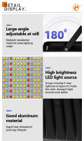 Floodlight Inteligente RGB TUYA Control Por App Y Voz 30W 50W 100W 220V AC Luz Exterior Para Jardín Fiesta Moderna IP66 - details 14