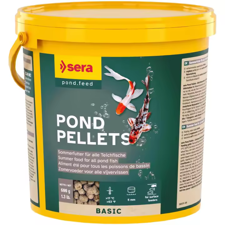 Sera Pond Pellets - Alimento de Verano para Todos los Peces de Estanque - 1