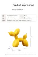 Decoración Creativa Nórdica Perro De Globo De Resina Para Sala De Estar Porche Oficina Escritorio Moderno Y Elegante - details 5