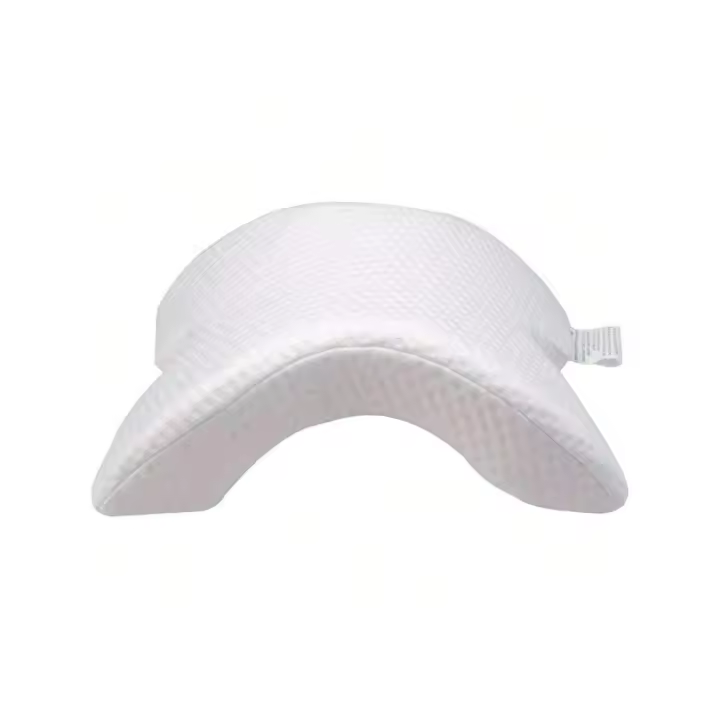 BLOOM STORE-Almohada con arco de espuma viscoelástica 100 %, almohada con arco, almohada de presión de rebote lento, romántica para dormir en pareja, fresca y cómoda, anti nudos de mano - 1