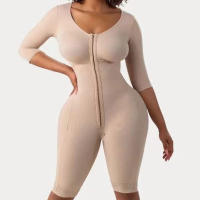 Fajas Colombianas De Compresión Completa Para Mujer Modeladora Postquirúrgica Entrenador De Cintura Figura De Sombra Underwear - details 4