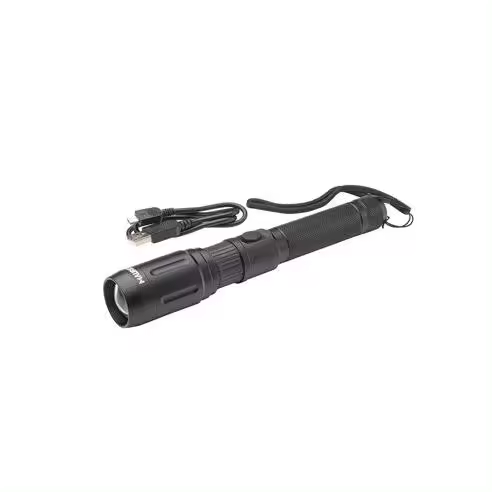 Maurer Linterna Led 3 Funciones Con Zoom, 500 Lumenes Recargable USB. Función Powerbank - 1