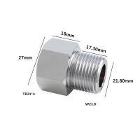 Adaptador De Recarga De Botella De Soda Stream TR21-4 a CGA320 Hilo Convertidor Para Regulador De CO2 De Cerveza Hecha En Casa Acuario Tanque Adaptor De Metal - details 1