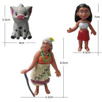 Set De 6/10 Figuras De Acción Disney Moana Con Demigod Maui Moana Waialiki Heihei Regalo De Cumpleaños Para Niños Modelo De Película - details 8