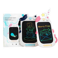Tableta de Escritura LCD 8,5 Pulgadas SILVER PLANET - Tablero de Dibujo Electrónico - Pizarra Infantil Juguetes de Gato - Regalo de Cumpleaños para Niñas y Niños de 3 4 5 6 7 8 Años - Rosa/azul - details 1