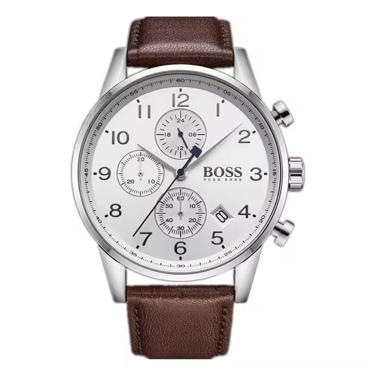 Reloj de Hombre HUGO BOSS 1513495, Esfera NEGRO de 44 MM + Caja de Regalo Elegante - 1