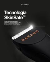 Recortadora Bakano Selex afeitado masculino, recorte de cuerpo y partes íntimas, corte de pelo y barba, resistente al agua, recargable, cuchilla protección skinsafe - details 0