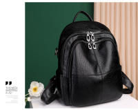 Mochipa de cuero estilo Korean, mochila de gran capacidad A LA Moda para Mujer, Bolso de hombro, mochila de viaje, Bolso de Mujer - details 15