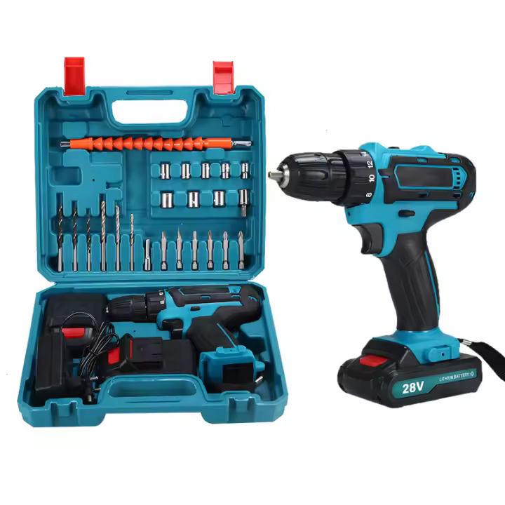 Taladro Atornillador Inalámbrico 21V 1350 RPM con Batería Li-Ion - Kit Profesional para Madera, Metal, Hogar y Taller (Nuevo Modelo) - 1