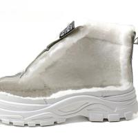 Botas De Nieve Para Mujer Botines De Piel Sintética Cálidos Y Confortables Zapatos Casuales Con Plataforma Talla Grande 45 - details 6