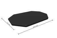 Cobertor Solar Lona Superior BESTWAY para Piscina Desmontable de varias medidas y modelos: rectangular, ovalado y circular de fácil instalación sobre el borde de la piscina. La lona evita que el agua se ensucie y lo calienta, en cierta medida. - details 3