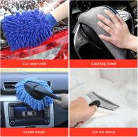 Kit de Limpieza de Lavado de Autos de 18 Piezas con Toallas de Esponja de Manopla de Lavado, Juego de Herramientas de Cuchillo de Aire, Juego de Aseo Interior y Exterior del Automóvil - details 3