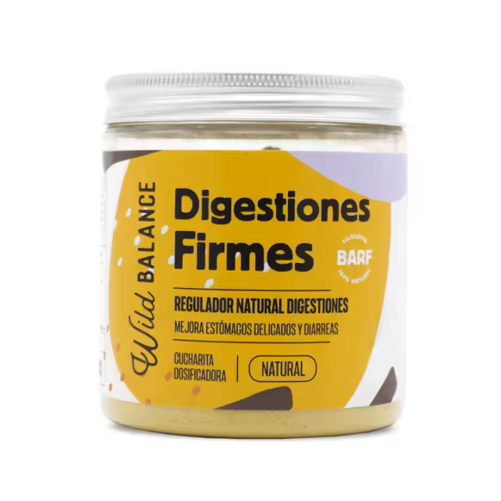 Wild Balance – Digestiones Firmes 100 g - Suplemento Natural para Problemas Intestinales en Perros y Gatos - Regula Tránsito, Diarrea y Estreñimiento - 1