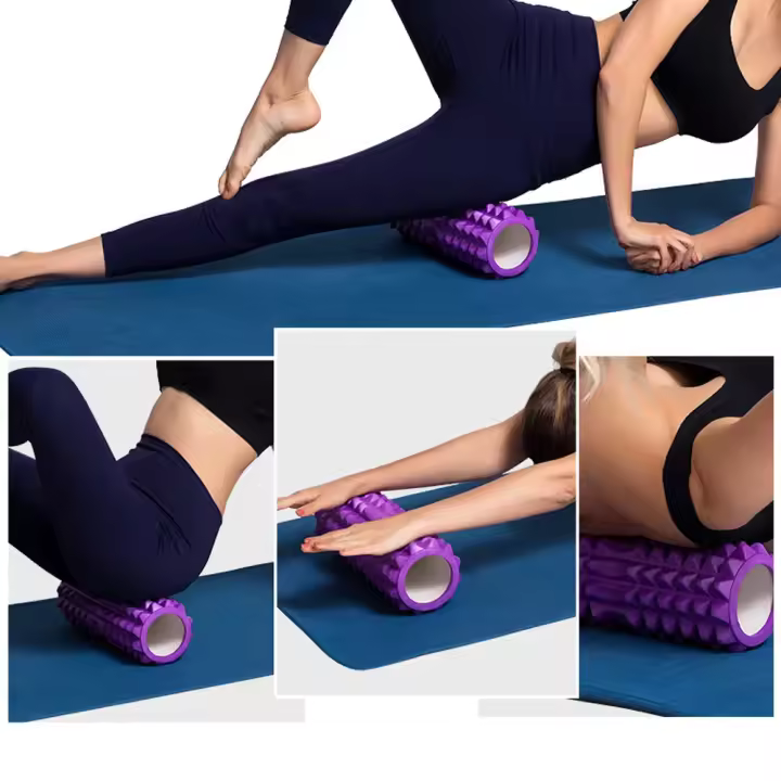Rodillo De Masaje De Espuma Para Yoga Y Fitness Equipo De Terapia Física Y Rehabilitación Deportiva Uso Manual Material Compuesto - 1