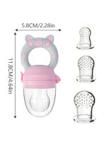 TYRY.HU 4pcs/set Almohadillas De Comida Para Frutas Y Verduras De Silicona Para Bebés Y Niños De 6 a 36 Meses BPA Free Pacificador De Mordedura Y Alimentación - details 6