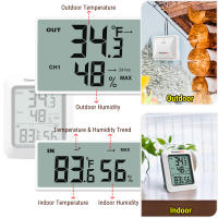 ThermoPro TP60C Termómetro Y Higrómetro Digital Inalámbrico Para Interior Y Exterior Estación Meteorológica Para El Hogar Medición De Temperatura Y Humedad - details 5