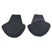 Cubiertas Laterales Para Casco De Motocicleta 2x Con Tapones Para Oídos Resistentes Al Viento Material De Cuero Origen Guangdong China - details 3