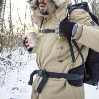 Mini Calentador De Mano Portátil Para Exteriores Con Bolsa Para Pesca Camping Caminar Invierno Acrílico Y Metal No Disponible Con Ignición - details 3