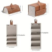 Estuche De Línea De PU Para Gafas Y Solares Portátil Plegable Con 2/3/4/5 Cajas Organizadoras Para Ópticas Unisex - details 8