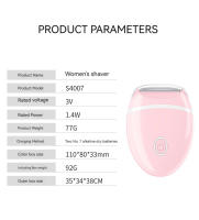 Epilador Manual Para Mujer Diseño Impermeable Cuchillo Desmontable Para Cuerpo Completo Piernas Axilas Y Pies Portátil - details 7