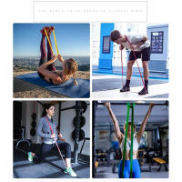 Banda De Resistencia Para Ejercicios De Musculación En Casa Equipo De Gimnasio Para Entrenamiento De Músculos En Todas Las Partes Del Cuerpo - details 4