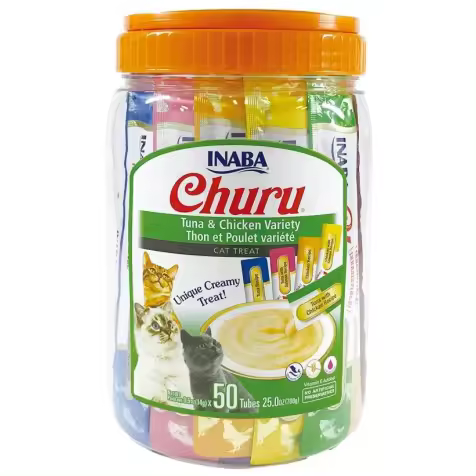 Churu Snack Cremoso Variedades De Atún Con Pollo Bote Para Gatos 700 Gr - 1