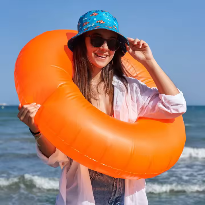 Gorro de pescador reversible PEZ PAYASO - 1
