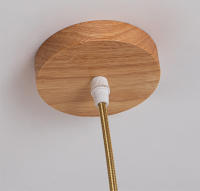 Lámpara Colgante De Bambú E27 Estilo Chino Tejido a Mano Para Decoración De Hogar Y Restaurantes Fuente De Alimentación AC85-260V - details 6