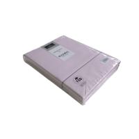 Mercatienda.es Sábanas de Hostelería para cama verano 3 Piezas Lisa Malva con Jaretón ROOMERS – 50% Algodón y 50% Poliéster - details 5