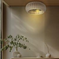 Ventilador DC de Techo LED  Garsaco Matera 20W, 3 Tipos de Luz, Control Remoto, Efecto Madera - details 1