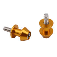 2pcs Soporte Para Motocicleta Swingarm Spools Slider Accesorios De Motocicleta Aleación De Aluminio Color Sólido Rojo/Negro/Azul/Morado/Plata - details 12