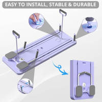 Pilates Reformando Compacto, 4 en 1 Pilates Plegable,La rueda abdominal push-up rebota automáticamente temporizador,Tabla Abdominal Pilates Multifunción para el Hogar y el Gimnasio - details 6