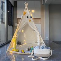 Organizador de pañales para Bebe, cesta de almacenamiento portátil de Algodón con Cuerda, cesta de baño con compartimientos intercambiables, Gift para recién nacidos - details 4