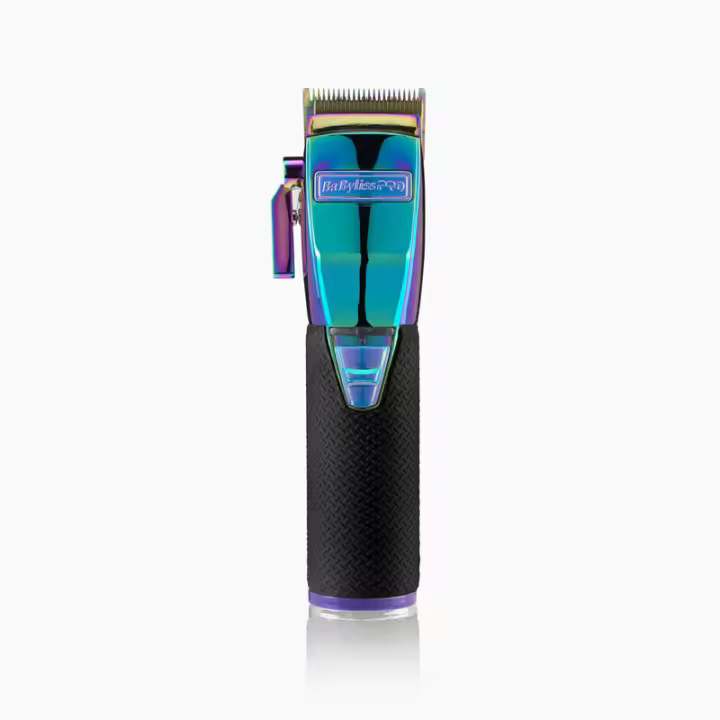 BabyLiss Pro Máquina Boost+ Chameleon Clipper - Máquina de Corte Inalámbrica - Color Camaleón - FX8700IBPE - Cortapelos Profesional - Cuchillas Ajustables DLC Fade de 45mm - 1
