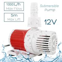 Bomba De Agua Sumergible 1000L/H 10W DC 12V Con Elevación Alta De 16.4ft Para Acuario Tanque De Peces Piscina Fuente Nueva - details 0