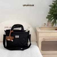 Bolsa De Bebé Multifuncional Coreana Estilo Hobos Tamaño Medio Para Embarazadas Con Cierre De Cremallera Material De Tela Bolsa De Mano Para Accesorios De Bebé - details 9