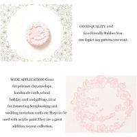 10 Piezas De Bloques De Grabado De Goma Planos Redondos Y Cuadrados Mixtos De 50 Mm Para Principiantes O Profesionales Scrapbooking Colores Mixtos - details 4