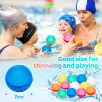 12 globos de agua reutilizables, autosellantes y magnéticos para niños y adultos. - details 4